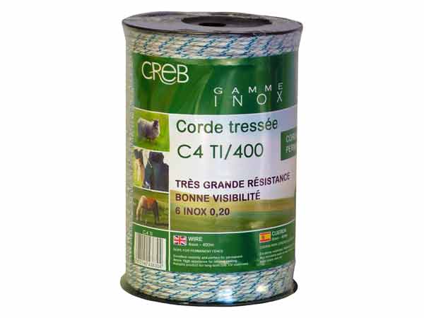 Cordon électrique tressé 400m_1
