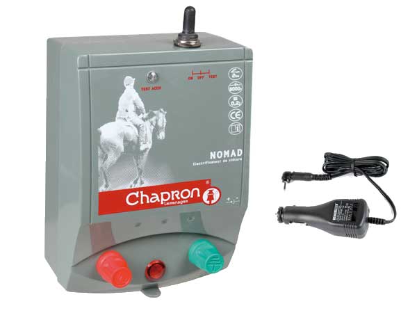 Electrificateur rechageable pour cloture electrique chevaux